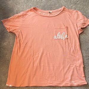 Ripcurl Peach Aloha Tee